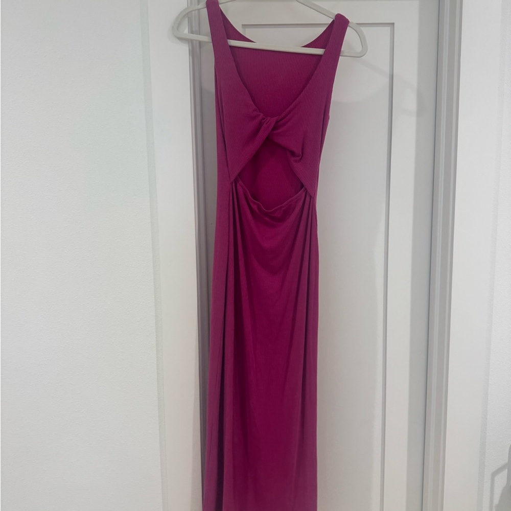 L*Space Sleeveless Fuchsia Maxi Dress